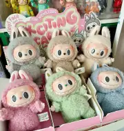 POP MART LABUBU The Monsters Etciting Macaron Plush Dolls Figure Toy Blind Boxes