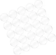 Ciieeo Round Capsules for Vending Machines 100pcs Plastic Empty Balls Craft Shells Prize Capsules