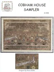 Rosewood Manor Designs / Karen Kluba ~ S-1331 Cobham House Sampler