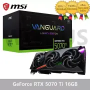 MSI GeForce RTX 5070 Ti 16GB VANGUARD SOC LAUNCH EDITION Gaming Graphics Card