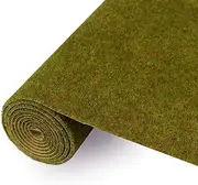 CP135 Artificial Model Grass Mat Trains Yellow Green Late Autumn 40 x 100cm or 15.7''x 39'' for Decoration Kids Craft Scenery Model DIY