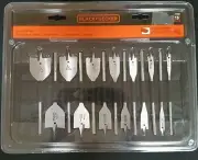 BLACK AND DECKER SPADE BIT SET 13 PCS