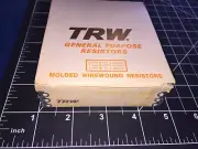 45 (FORTY FIVE) of TRW 0R24 0.24 Ohm 2W molded wirewound resistors
