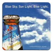 16 Labatt Blue Sky, Sun Light, Blue Light Beer Coasters