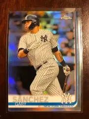 2019 Topps Chrome Gary Sanchez Refractor #22 Yankees