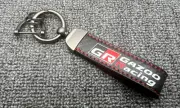 GR GAZOO CARBON PATTERN KEYRING KEY HOLDER FOR 86 COROLLA SUPRA YARIS