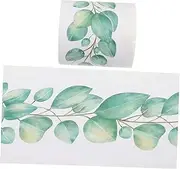 Generic 1 Roll Eucalyptus Border Trim Classroom Bulletin Board Decor for Spring Decorations Versatile for Walls Lockers and Doors for Kindergarten and Home Environments