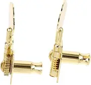 Parliky 2pcs Guitar Tuning Keys Bass String Tuning Pegs Professional Guitar Part Machine Head Tuners Easy Install