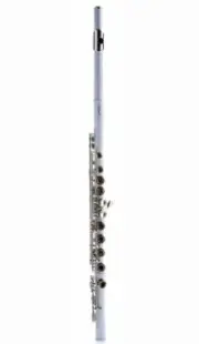 Hawk Color Closed Hole C Flute White with Case
