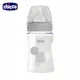 【chicco】舒適哺乳-防脹氣玻璃奶瓶150ml(小單孔)-自然率性
