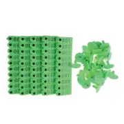 1-100 Cattle Number Ear Tag 5x2cm Set Mini Green Cow Sheep Pig Livestock Label