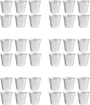 36 PCS Aluminium Dariol Mould Baking Cup Dariole Pudding Dessert Creme Moulds Round Nonstick Egg Tart Mould Bakeware Cup