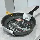 Frying Pan NonStick 11 Inch Skillet Nordic Granit Premium Italian Cookware Gray