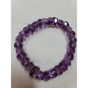 天然晶透玻利維亞紫水晶手鏈