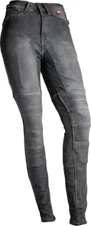 Richa Tokyo Ladies Motorcycle Jeans, grey, Size 26 for Women