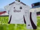 Youth Unisex Adidas Ajax Amsterdam Ziggo Jersey & Shorts Size 22 Ages 7-8