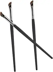 OATIPHO 3pcs Angled Makeup Brush Flat Eyeliner Concealer Eyebrow Brushes for Precision Application Ergonomic Handle for Comfort for Beginners Professionals