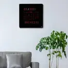 Large Digital Wall Clock Clock LED Display Wall Mounted for Study Room Home