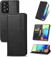 Cover Compatible with Samsung Galaxy A73 5G Case,Compatible with Samsung Galaxy A73 5G Case PU Leather Flip Kickstand Wallet Card Slot Magnetic Closure Black