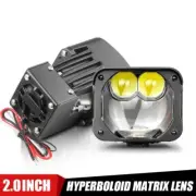 2pcs 2'' Bi-LED Mini Projector Lens Hi-Lo Beam Headlights 80000LM Retrofit Car