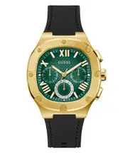 Guess Headline Green and Gold Men's Watch GW0571G3