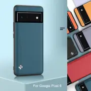 Simple Back Shell Case Ultra Thin PU Leather Cover for Google Pixel 7 Pro 7