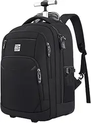 UKEIN Rolling Backpack,16inch Wheeled Laptop Backpack, Carry on Underseat Bag