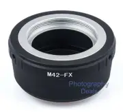 M42-FX Lens Mount Adapter for M42 Screw Mount Lens to For Fujifilm X XF Camera