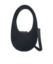Zippered shoulder bag One size BLUE