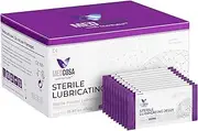 Medcosa Sterile Lubrication Packets | Small Lube Packs | Personal Lubricants | Water Based Lubricating Jelly [144 x 0.1 Fl Oz] Lube Packs