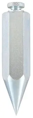 NEW JOHNSON #05 STEEL HEXAGON 5OZ CONE PLUMB BOB 6244156 NEW IN PACK