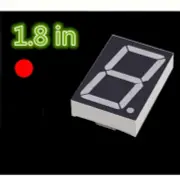 2PCS NEW 1.8 inch 1 digit Red Led display 7 segment Common cathode