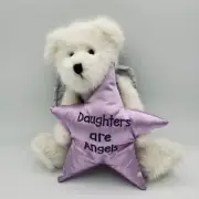 BOYDS BEAR Plush Angie B Loved DAUGHTERS ARE ANGELS Poseable 8" Jointd Retired 6