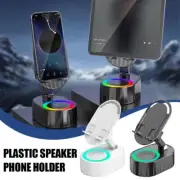 3-In-1 Phone Holder Inductive Bluetooth Speaker Holder 360°Rotating Folding Gift