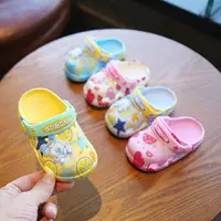 在飛比找樂天市場購物網優惠-洞洞鞋寶寶浴室防滑家用涼拖夏季男童女1-3歲2兒童拖鞋
