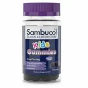 Black Elderberry Kids Gummies 0 30 Gummies By Sambucol