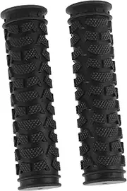Abaodam 2Pcs Non Slip Rubber Bicycle Handlebar Grips Durable Lock Mountain Bike Grip Covers for Enhanced Control and Comfort Challenging Terrains