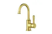 Clasico Gooseneck Basin Mixer in Brushed Gold