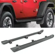 For 2018+ Jeep Wrangler JL 4 Door OE Style Running Board Side Step Nerf Bar Pair (for: Jeep)