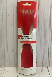 Light My Fire Camping Spork Fork Spoon Tritan Large Cooking Utensil Serving NEW