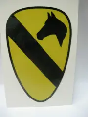 1 ST. CAVALRY DIVISION ARMY MILITARY STICKER
