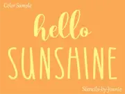 Hello Sunshine Stencil DIY Home Decor Family Friend Gift Love Craft Signs Joanie