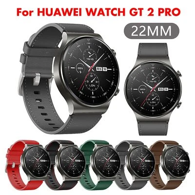 22mm Leather Band Strap for HUAWEI Watch GT 5 4 3 2 Pro GT5 2E 46MM Watchband