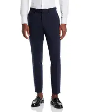 Boss Genius Cotton Jersey Slim Fit Suit Pant