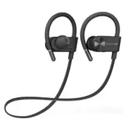 Stereo Noise Reduction Earphone Waterproof And Sweatproof Sport bluetooth Headset BLACK COLOR
