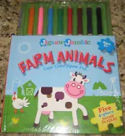 Jigsaw Jumble Farm Animals, Ages 3+. Brand New & Sealed!
