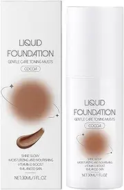 Moisturizing Foundation Makeup,Moisturizing Foundation Face Makeup | Matte Finish Full Coverage, Long-Lasting Concealer for Oil Control & Skin Care