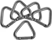 OSOLADY Heavy Duty Carabiner Clips Pcs Stainless Steel Outdoor Climbing Hook Spring Snap Versatile for Camping Hiking Safety Harness