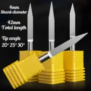 3D Engraving Bit Carbide V Shape Router Bit TL42mm Milling Cutter CNC engraving