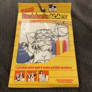 New ReMarkAbles Stedman Shirt And Markers Tiger Kids 5/6 J32